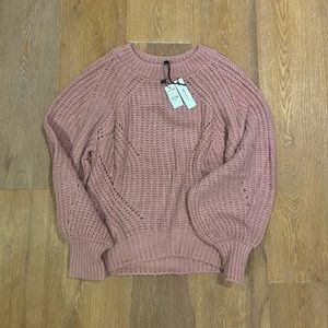 Brand New Mauve Pink Express Sweater